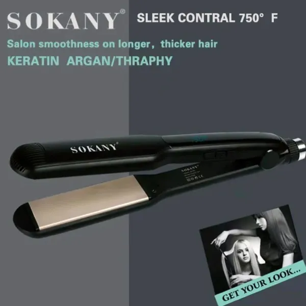 Sokany Hair Iron 750F Professional Hair Straightening Iron – View 5