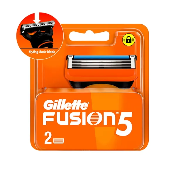Gillette Fusion5 Manual Shaving Razor Blades Cartridge – Quantity: 8 Units – View 2
