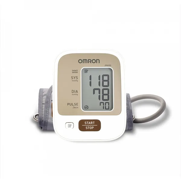 OMRON JPN500 Automatic Soft Cuff Blood Pressure Monitor – View 1