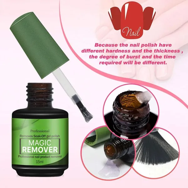 ZYXC Magic Soack-Off Gel Professional Nail Polish Remover 15ML – View 3