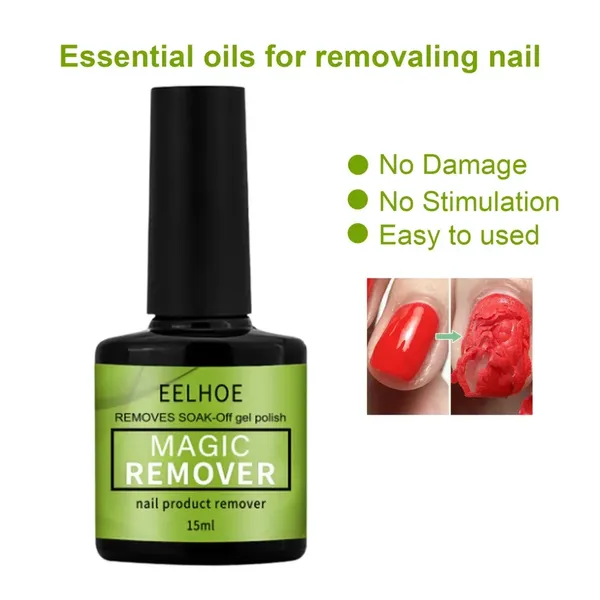 ZYXC Magic Soack-Off Gel Professional Nail Polish Remover 15ML – View 2