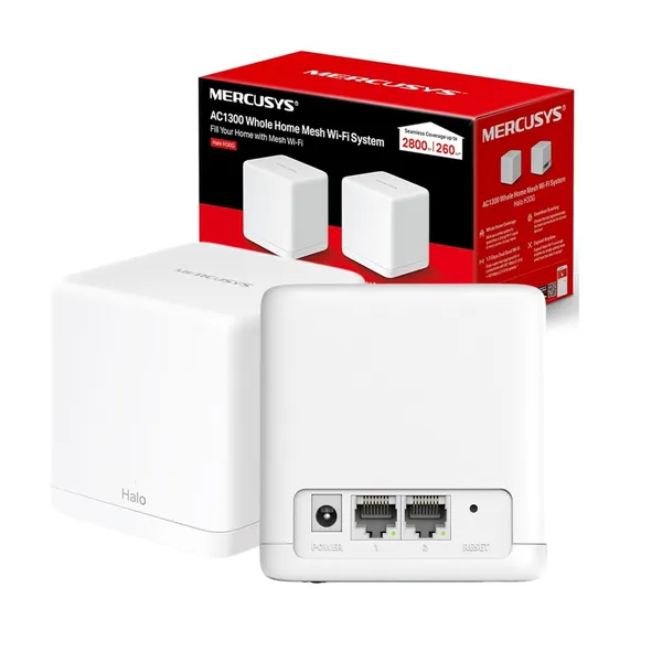 Mercusys Halo H30G AC1300 Dual Band Gigabit Mesh Router – View 3