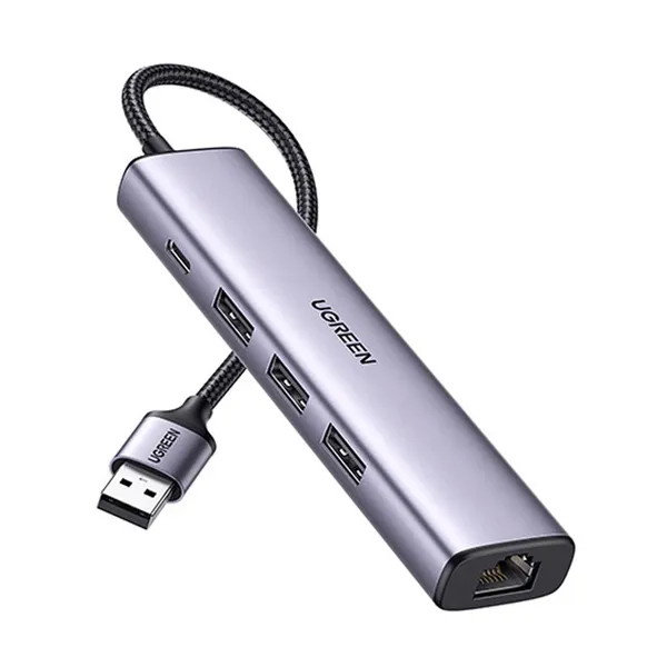 UGREEN CM475 4 in 1 Ethernet Adapter Hub – View 1