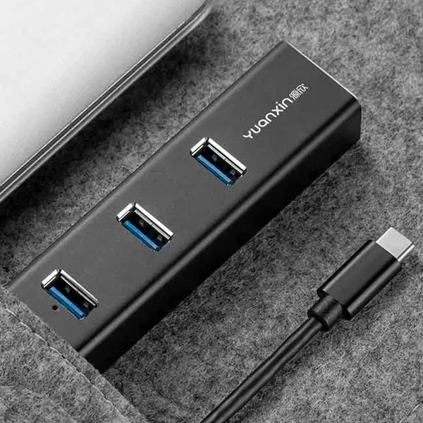 Yuanxin X-3508T Multiport 4-in 1 Type-C Hub – View 2