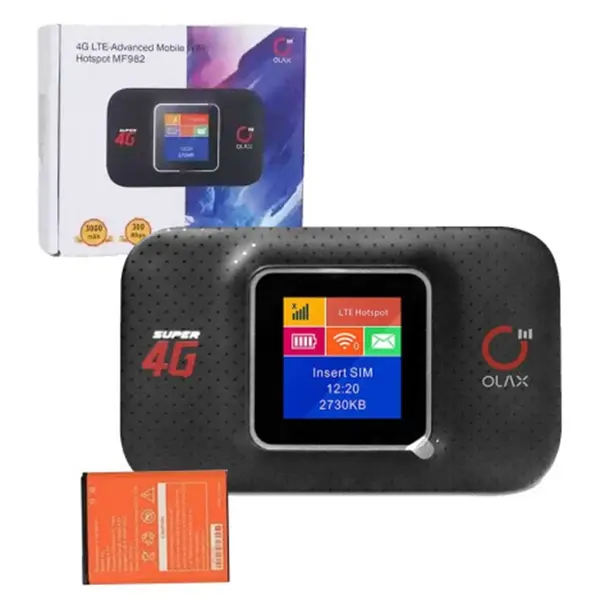 OLAX MF982 4G LTE 3000mah Mobile Hotspot Pocket Router – View 1