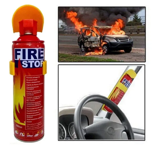 Fire Stop Spray – Portable Fire Extinguisher Spray for Emergency Fire Protection – Capacity: 500 g – View 3