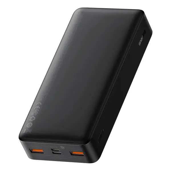 Baseus Bipow 20000mAh Digital Display 20W Power Bank – Color: Black – View 2