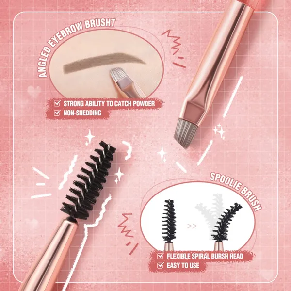 PINKFLASH PF-T04 Duo Waterproof Eyebrow Pencil 1 Piece – View 3