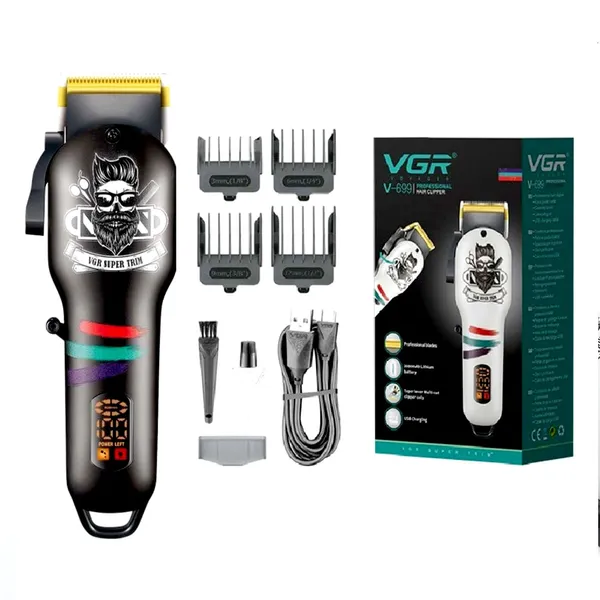 VGR V-699 Salon Series Professional Hair Trimmer – Color: Black – View 5