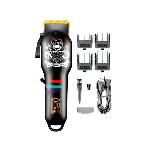 VGR V-699 Salon Series Professional Hair Trimmer – Color: Black – View 1