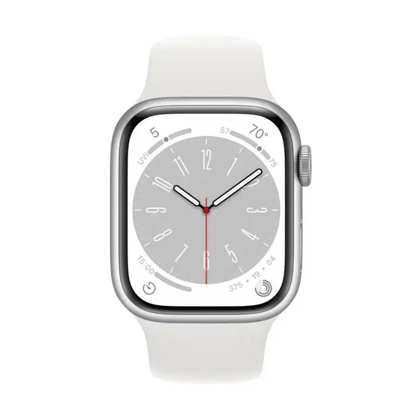 Apple Watch Series 8 GPS 41mm Retina LTPO OLED Smartwatch – Color: White – View 2