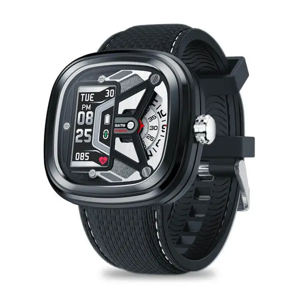 Zeblaze Hybrid 2 Hybrid Waterproof 5 ATM Smartwatch – Color: Black – View 1