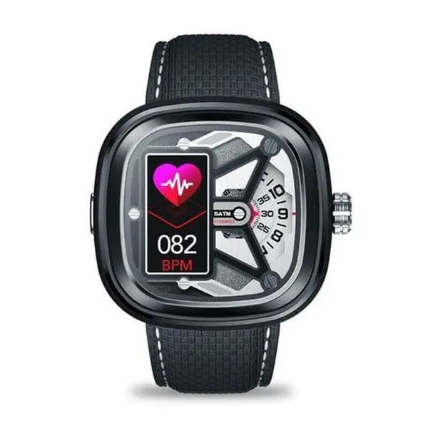 Zeblaze Hybrid 2 Hybrid Waterproof 5 ATM Smartwatch – Color: Black – View 2