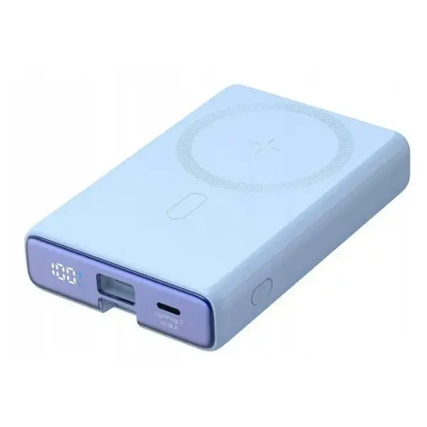 JOYROOM JR-PBM01 Stronger Magnetic 20W PD Fast Charging Power Bank – Color: Blue – View 2