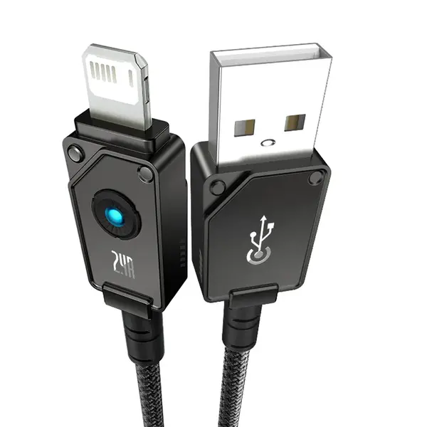 Baseus Unbreakable Series 1m USB to Lightning 20W Fast Charging Cable – View 3