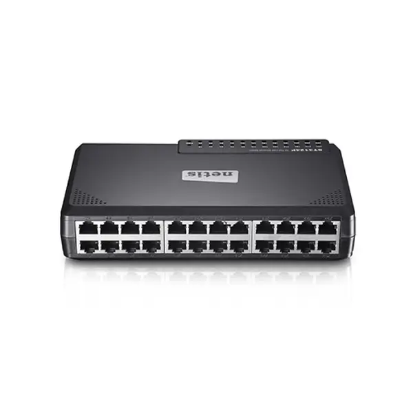 Netis ST3124P Unmanaged 24 Port Fast Ethernet Plastic Switch – View 1