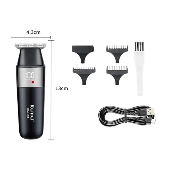 Kemei KM 591 Professional Steel Blade Small Hair Trimmer – View 2