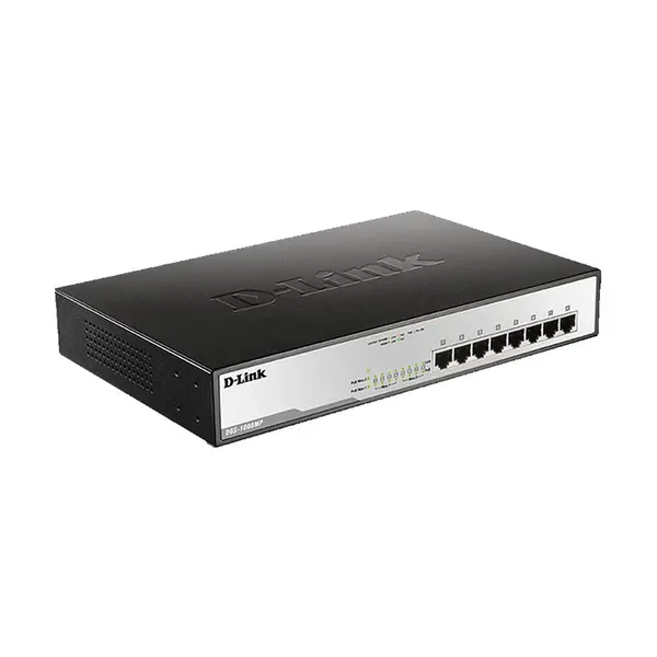 D-Link DGS-1008MP 8Port Network Gigabit Max PoE Switch – View 2