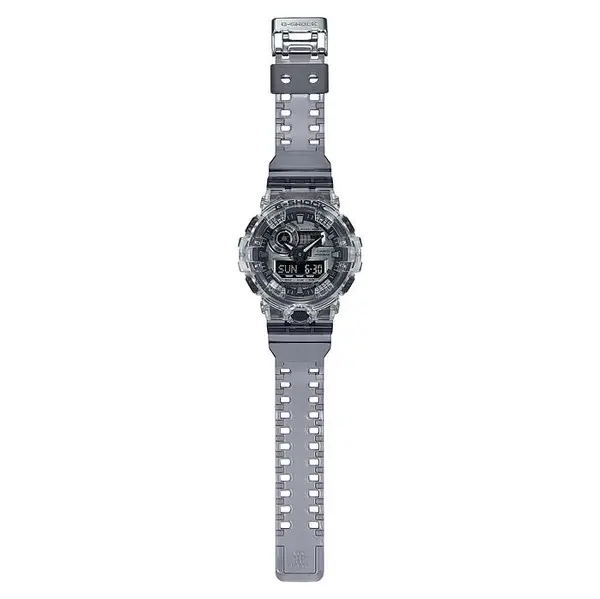 Casio GA-700SK-1A G-Shock Ethereal Skeleton Translucent Multipurpose Men's Watch – Dial Color: White, Strap Color: Black – View 7