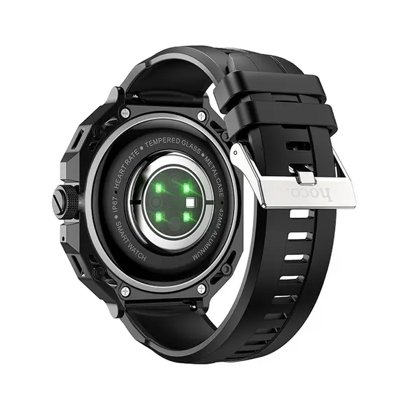 Hoco Y14 Sports Smart Bluetooth Calling Watch – Color: Black – View 4