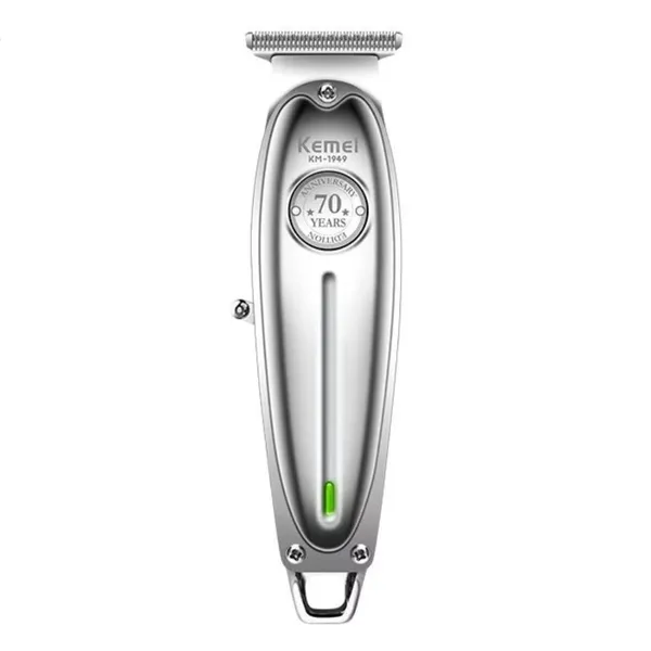 Kemei KM-1949 Electric Barber Professional Hair Trimmer – Color: Silver – View 2