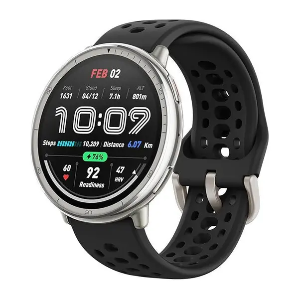 Amazfit Active 2 Bletooth Calling Smartwatch – Color: Black – View 1