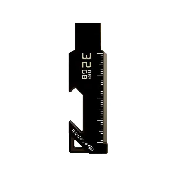 Team Theme Series T183 32GB USB 3.2 Nickel Black Pen Drive – View 1