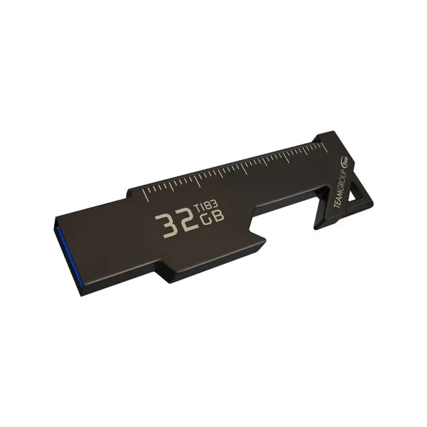 Team Theme Series T183 32GB USB 3.2 Nickel Black Pen Drive – View 2
