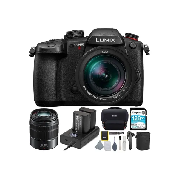 Panasonic Lumix GH5 20.3MP 4K Wi-Fi Bluetooth Touchscreen 12-60mm Lens Mirrorless Camera – View 4