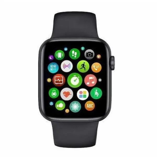 HW22 Series 6 IP67 Waterproof Smartwatch – Color: Black – View 2