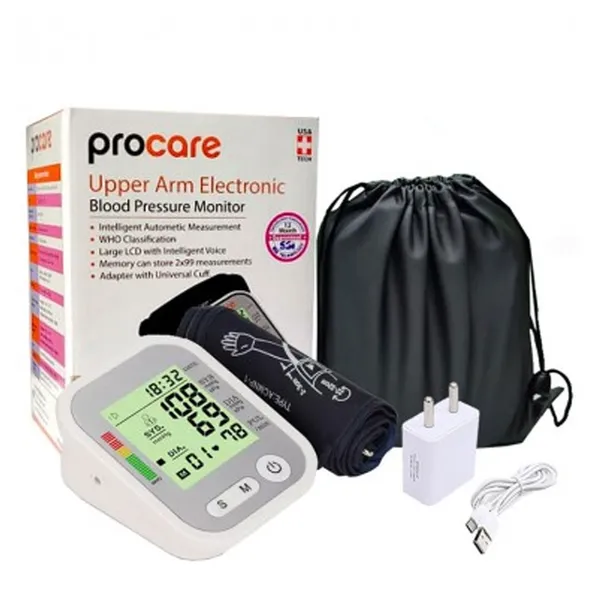 Procare Digital Electronic Blood Pressure Machine – View 2
