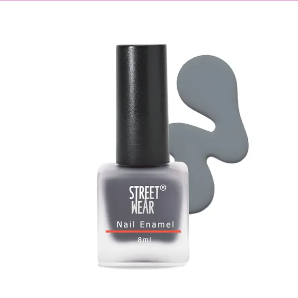 Street Wear Matte Nail Enamel Cool Grey Nail Polish – View 2