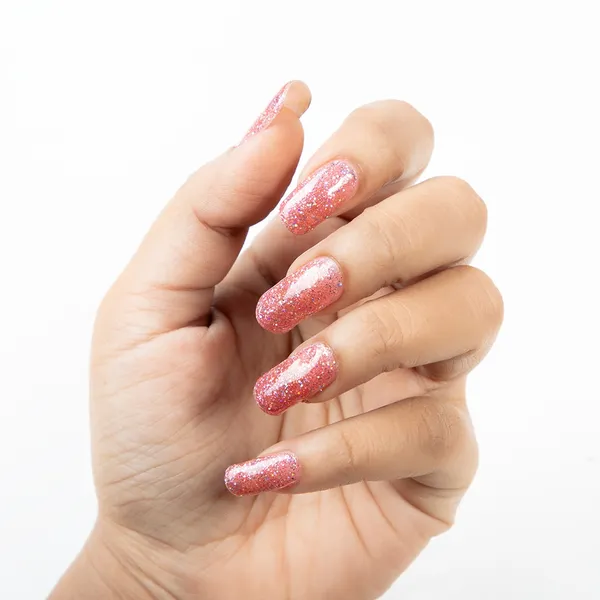 Nirvana Color Glitter Nail Enamel Precious Love 19 Nail Polish – View 3