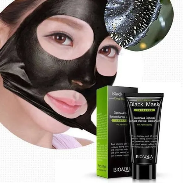 Bioaqua Bamboo Charcoal Black Remover Facial Face Mask - 60gm – View 3