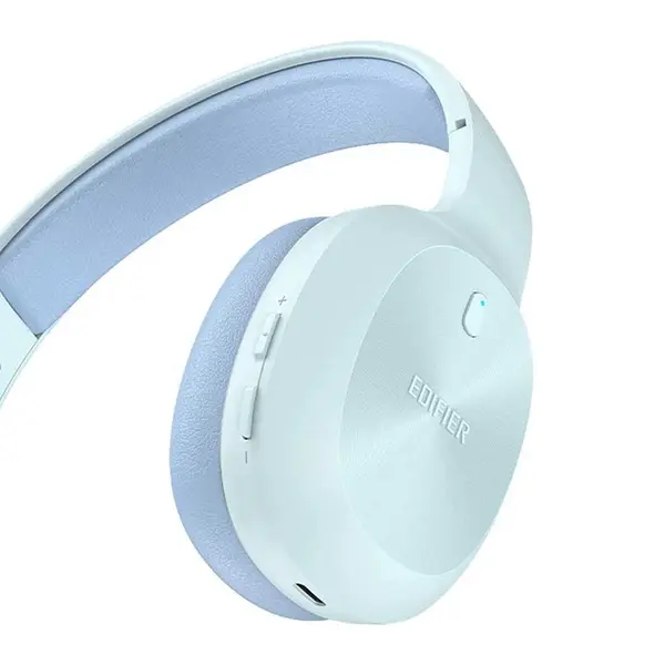 Edifier W600BT Bluetooth Over-Ear Stereo Headphones  – Color: Blue – View 2