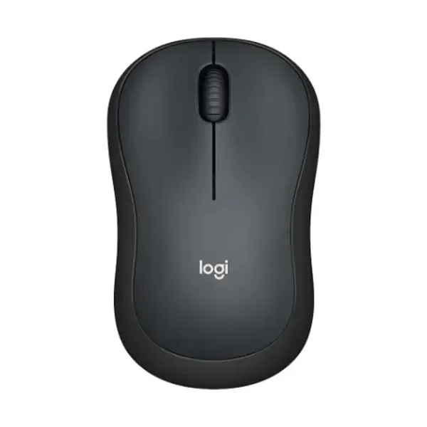 Logitech M221 Silent Optical Wireless Mouse – Color: Gray – View 1