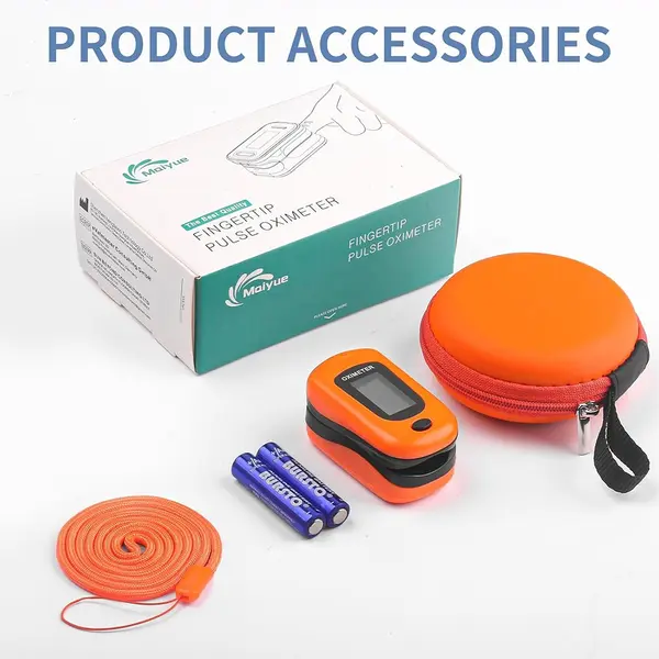 Portable Digital Pulse Oximeter Fingertip Blood Oxygen Meter for Quick SpO2 Measurement and Heart Rate Monitoring – View 4