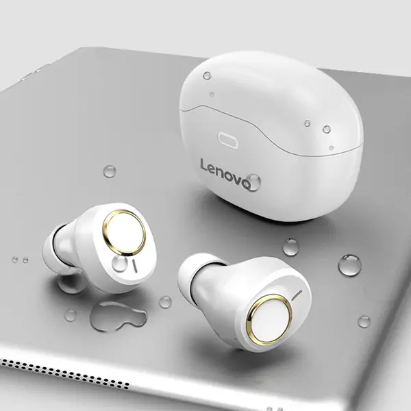 Lenovo X18 TWS Waterproof Bluetooth Earbuds – Color: White – View 2