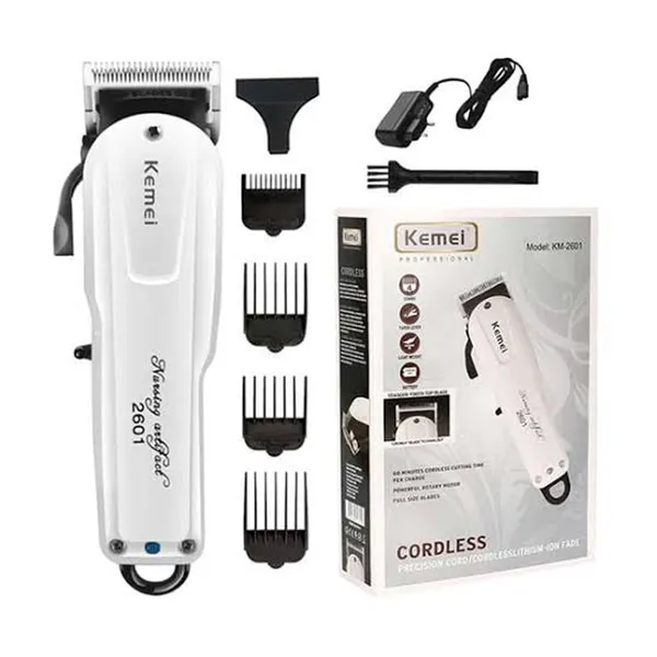 Kemei KM-2601 Professional Cordless Hair Trimmer for Men – View 5