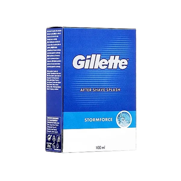 Gillette Skin care Stormforce After Shave Splash Used For Male - 100 ml – View 2