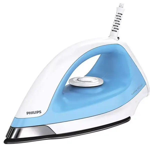 Philips GC157/02 Lumina 1100 Watt Blue and White Dry Iron – View 1
