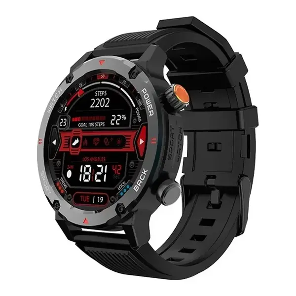  Imilab Imiki D2 1.43-inch AMOLED Bluetooth Calling Smart Watch – Color: Black – View 1
