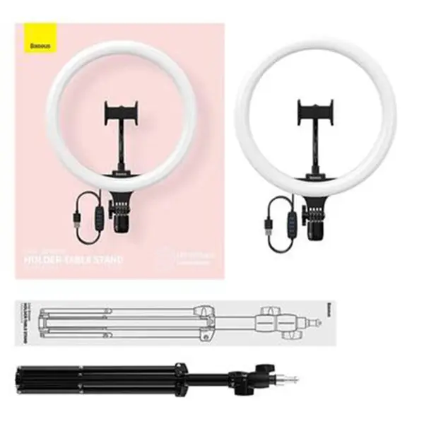 10 Inch Ring Light With Mini Table Stand YouTube Video Live Makeup Lamp Photo Studio – View 3