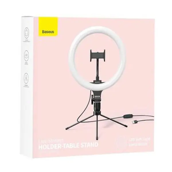 10 Inch Ring Light With Mini Table Stand YouTube Video Live Makeup Lamp Photo Studio – View 4