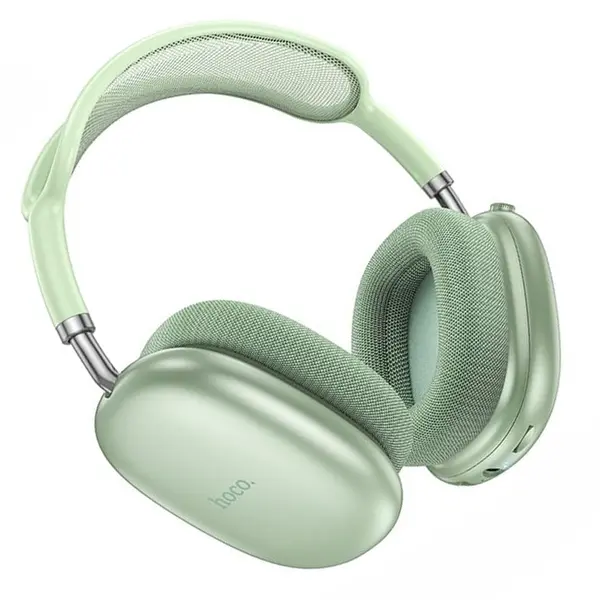 Hoco W55 Ultra Max Sports Bluetooth Wireless Headphones With Microphone – Color: Green – View 2