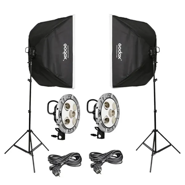 Godox Softbox Lighting Setup for YouTube Home Studio – View 1