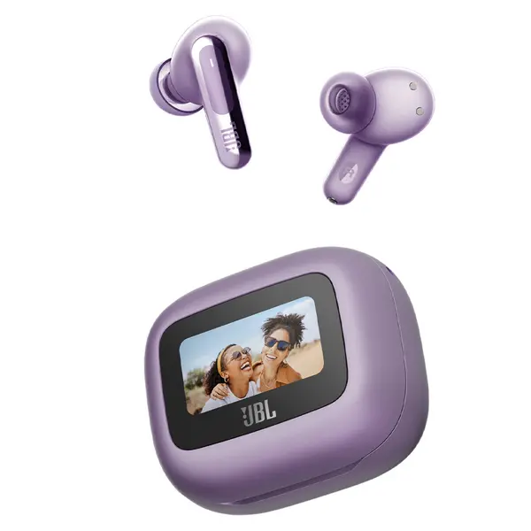 JBL Live Beam 3 NC TWS Earbuds – Color: Purple – View 2