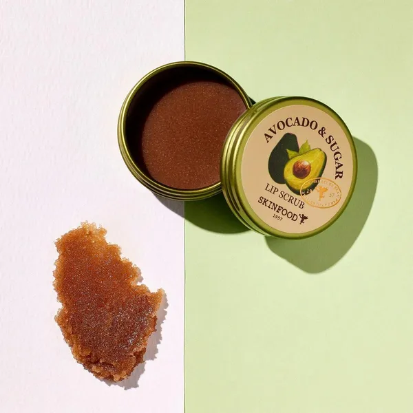 SKINFOOD Avocado & Sugar Long Lasting Lip Balm Scrub 14 g – View 3