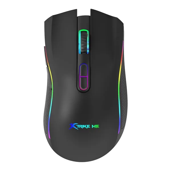Xtrike Me GM-314 Wired RGB Gaming Mouse – Color: Black – View 1