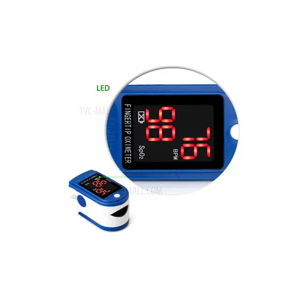 JZK-302 Portable Fingertip Pulse Oximeter with LED Display – View 2